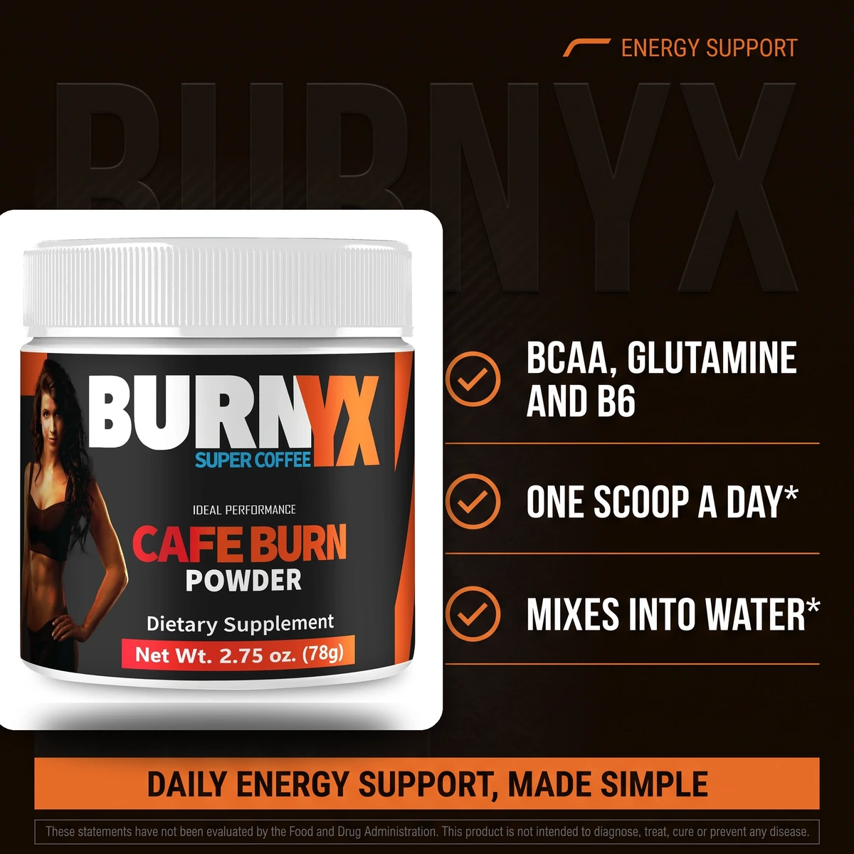 Why Burnyx works: BCAA, L-glutamine and Vitamin B6