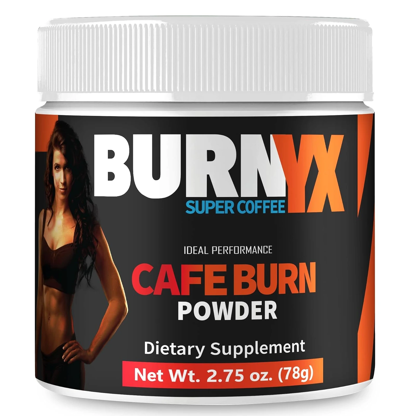 Burnyx Cafe Burn super coffee powder jar, 2.75 oz